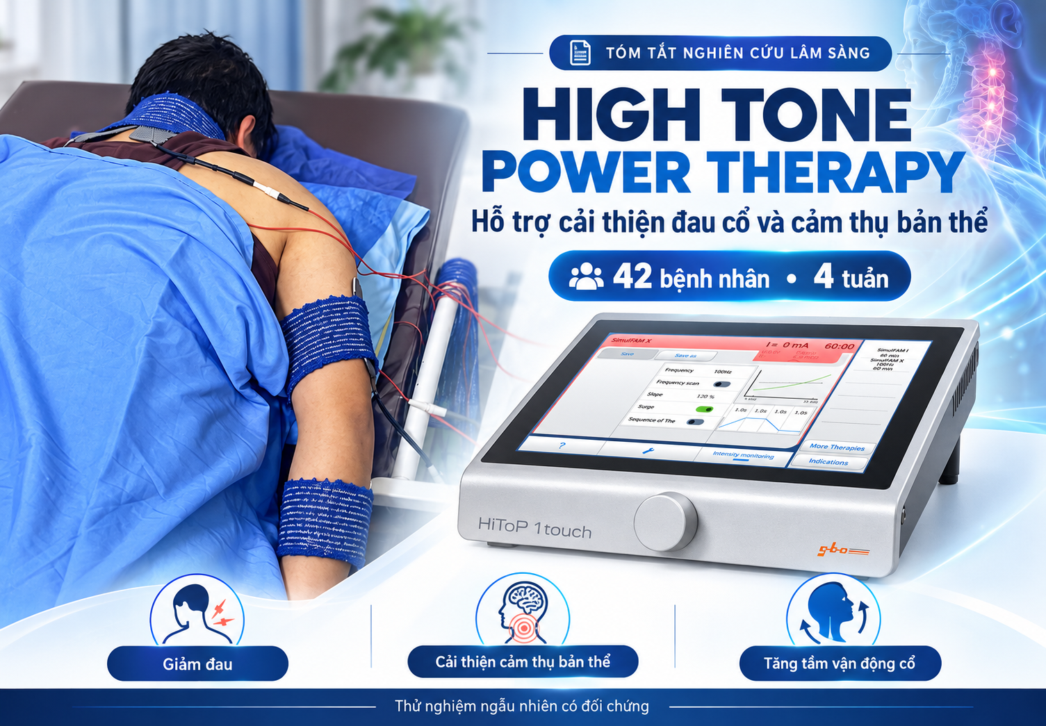 Hiệu quả của Liệu pháp HiToP đối với Cảm thụ Bản thể Cổ và Đau ở Bệnh nhân Bệnh lý Rễ thần kinh Cổ