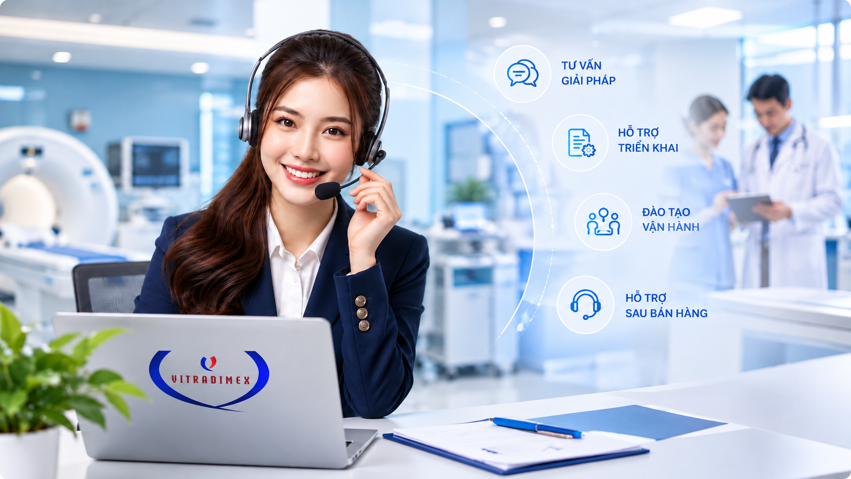Modern Medical Consultation Support Workspace